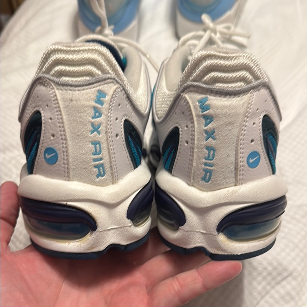 Nike Blue and White Air Max Athletic Shoes - Picture 2 of 6